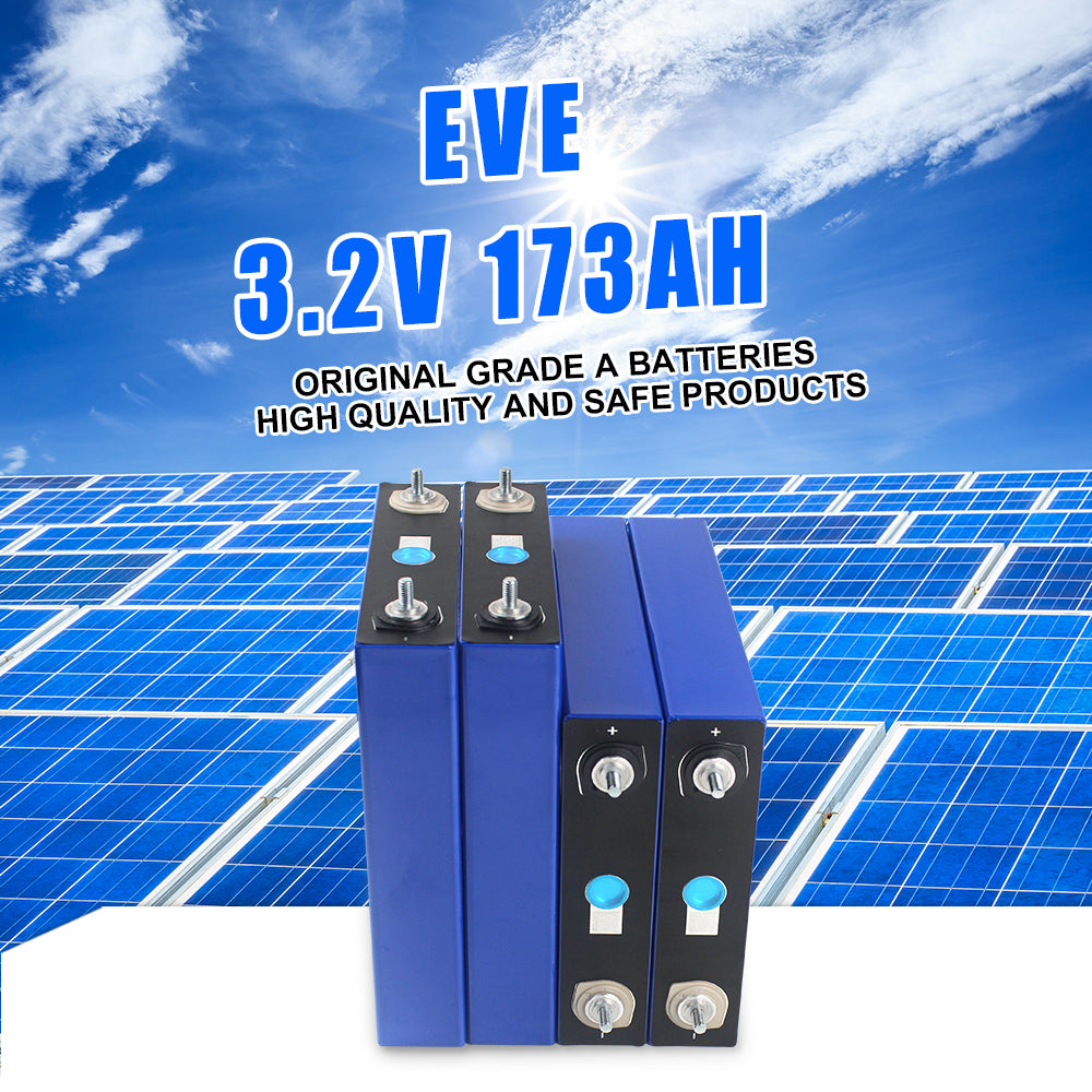 EVE LF173 3.2V 173Ah Lifepo4 battery Grade A Battery Cells for 10kwh Energy System, Golf Car,Off grid 16s