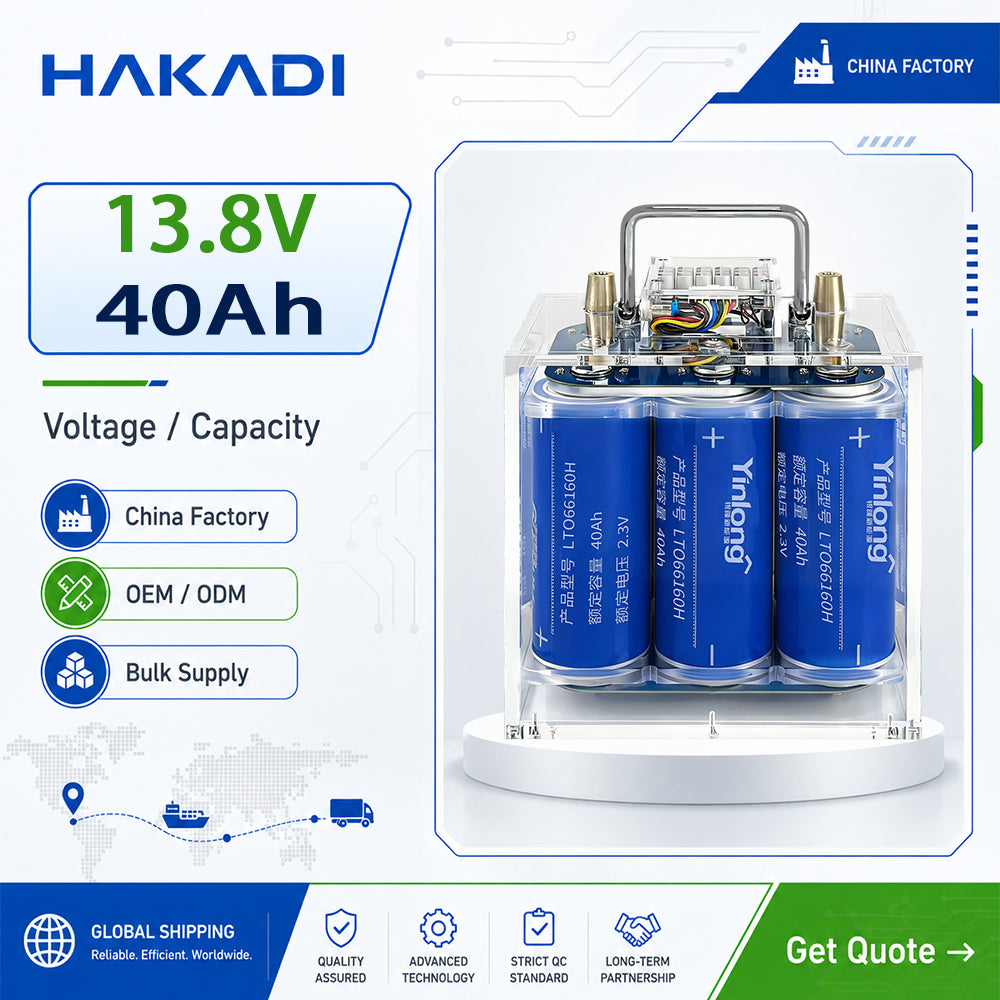 12V40A LTO Bank 10C 400A Peak Current 20000+ Cycles Life Grade A