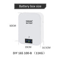 HAKADI DIY BOX KIT 48V100A 4.8kwh 5kwh with 16S 100A Smart BMS Active Balancer Suitable EVE 3.2V LF100MA lifepo4 battery OEM LOGO for Energy stock system