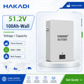 51.2V100Ah 5kwh Wall-Mounted Battery System for Home Inverter 5000 cycles EVE 100LA Grade A cells