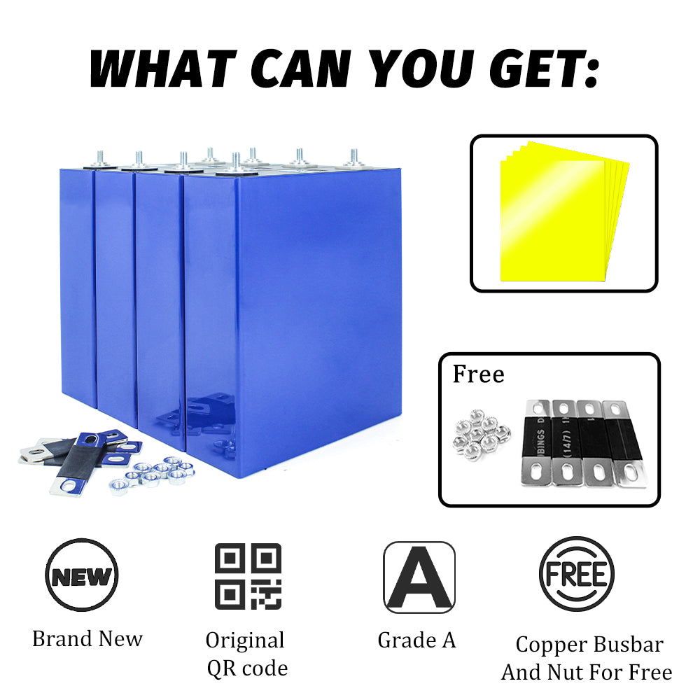 Free Shipping EU Stock: EVE 3.2V230AH 3C Grade A Lifepo4 Battery for Home Energy Storage EV Power