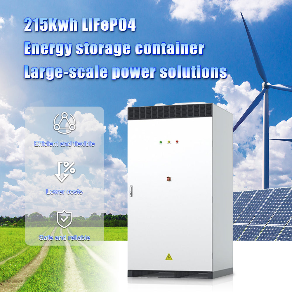 HV SYSTEM BESS 200KWH 215kwh battery pack 768 volt 280Ah Industrial Commercial Outdoor Cabinet