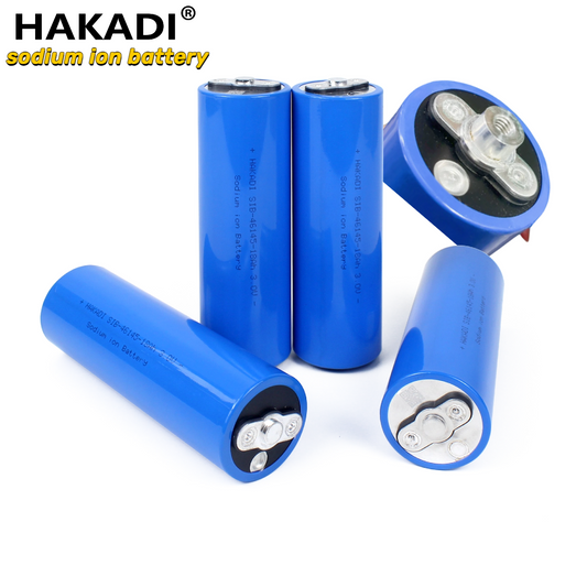 HAKADI 3v1 8A 20A Sodium Battery 5C Fast Discharge 3000 Cycles with Studs for DIY 36V 48V 20A E-scooter Bikes Starting Power