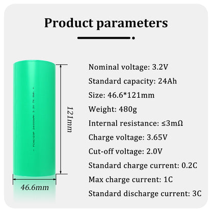 Drone Battery BYD 46120P 24.5AH 3C Lifepo4 Battery Grade A cells