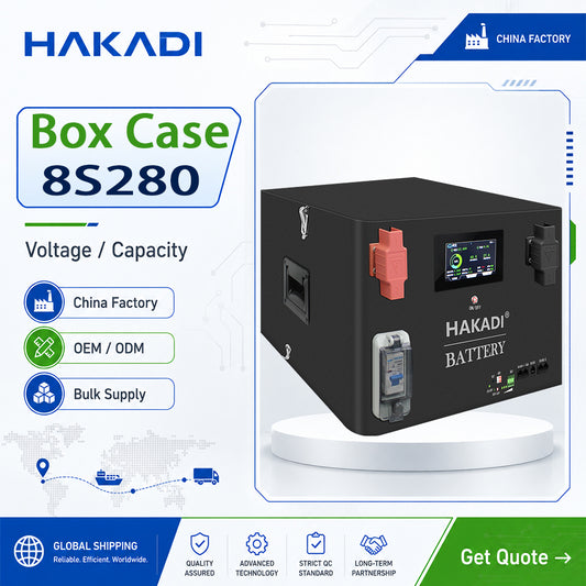 HAKADI 8S 280 314A DIY Battery Case with 8S200A JK BMS For EVE CATL lifepo4 280ah 314ah