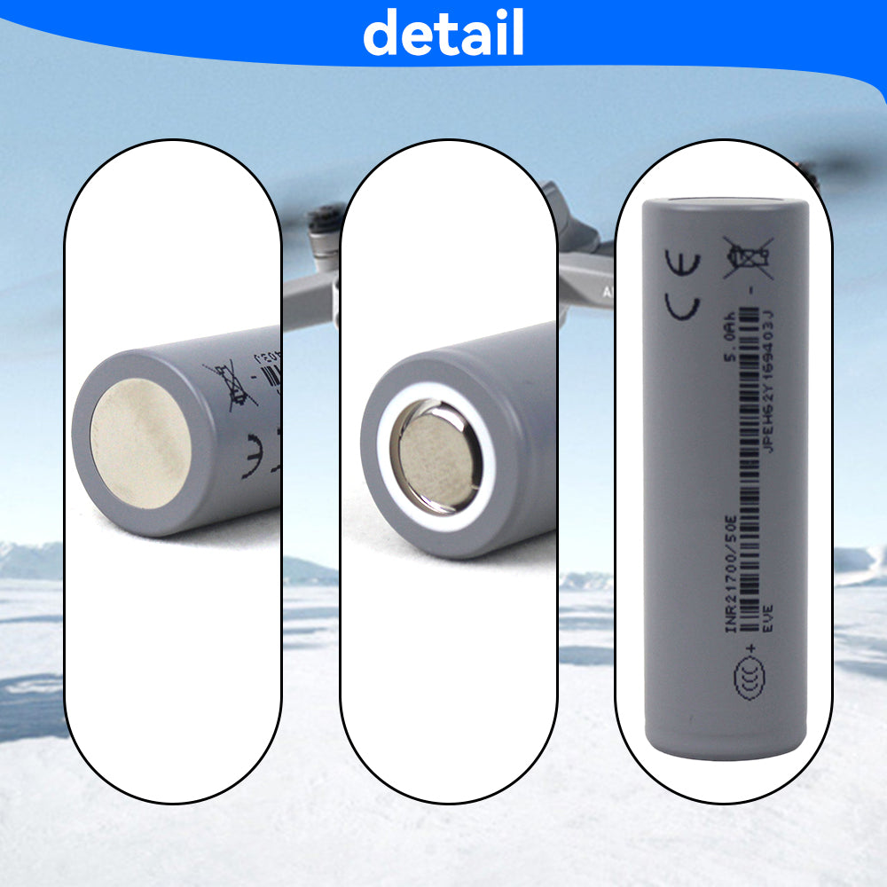 EVE INR21700/50E 3.65V 5000mah li-ion batteries NMC Cells