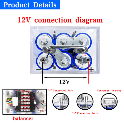 12V 6S1P 40ah 30A 35A 45A Yinlong LTO66160 Battery With 5.5A Balancer for Car Audio EV Boat Engine Starting