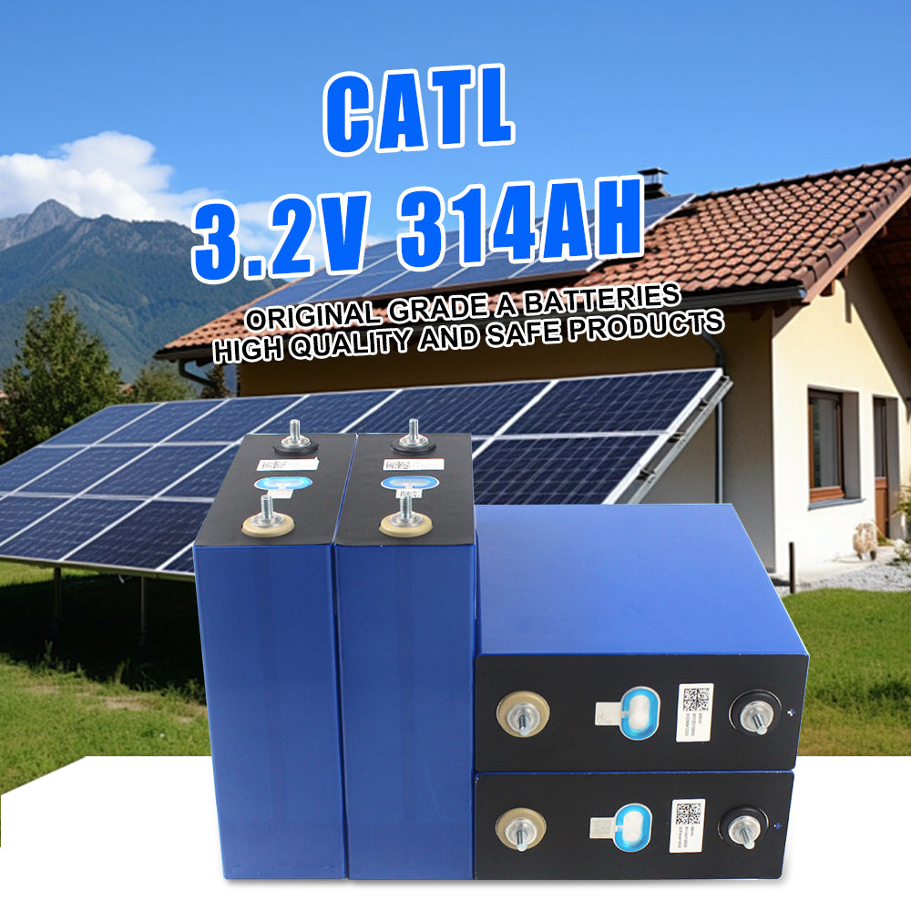 EU Stock- CATL 3.2V 314A LFP Grade A 8000 Cycles with Bars 16kwh Solar Sytem Battery Free Ship Free Tax