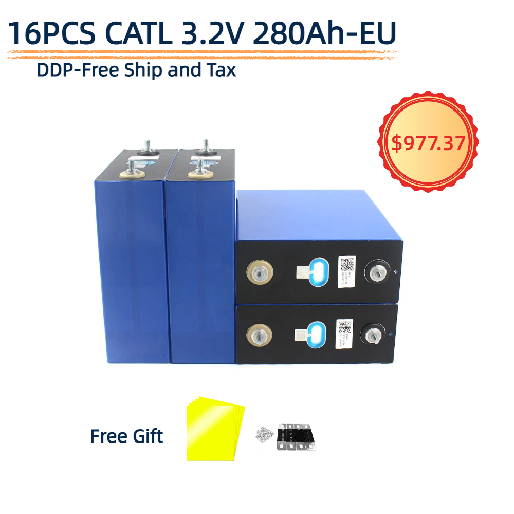 EU Stock: CATL 3.2V 280A Lifepo4 Battery for 14kwh Energy Storage System 6000+Cycles