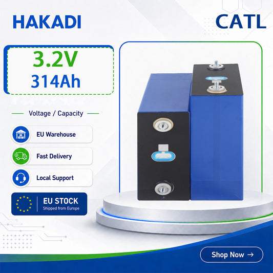 EU Stock- CATL 3.2V 314A LFP Grade A 8000 Cycles with Bars 16kwh Solar Sytem Battery Free Ship Free Tax