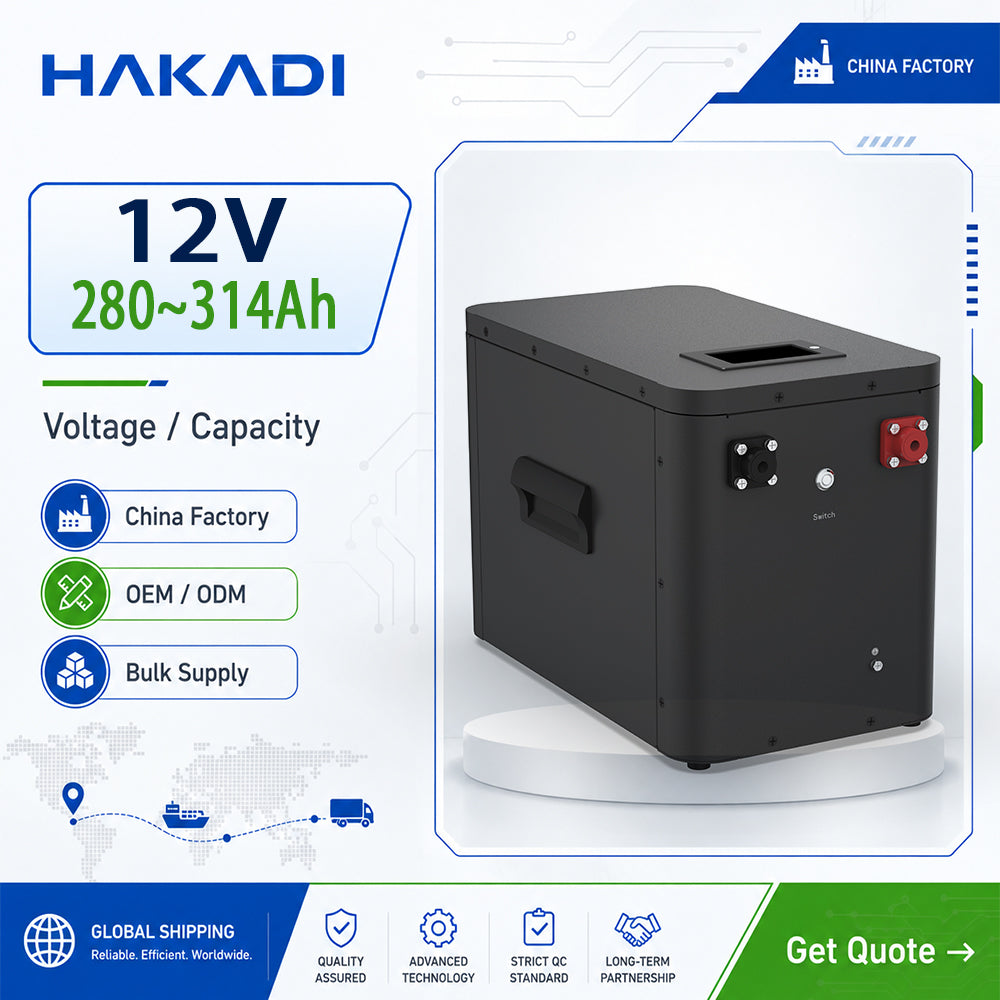 12V280Ah 314Ah Lifepo4 Battery Pack Built-in 4S CALB EVE  With JK Smart BMS 200A