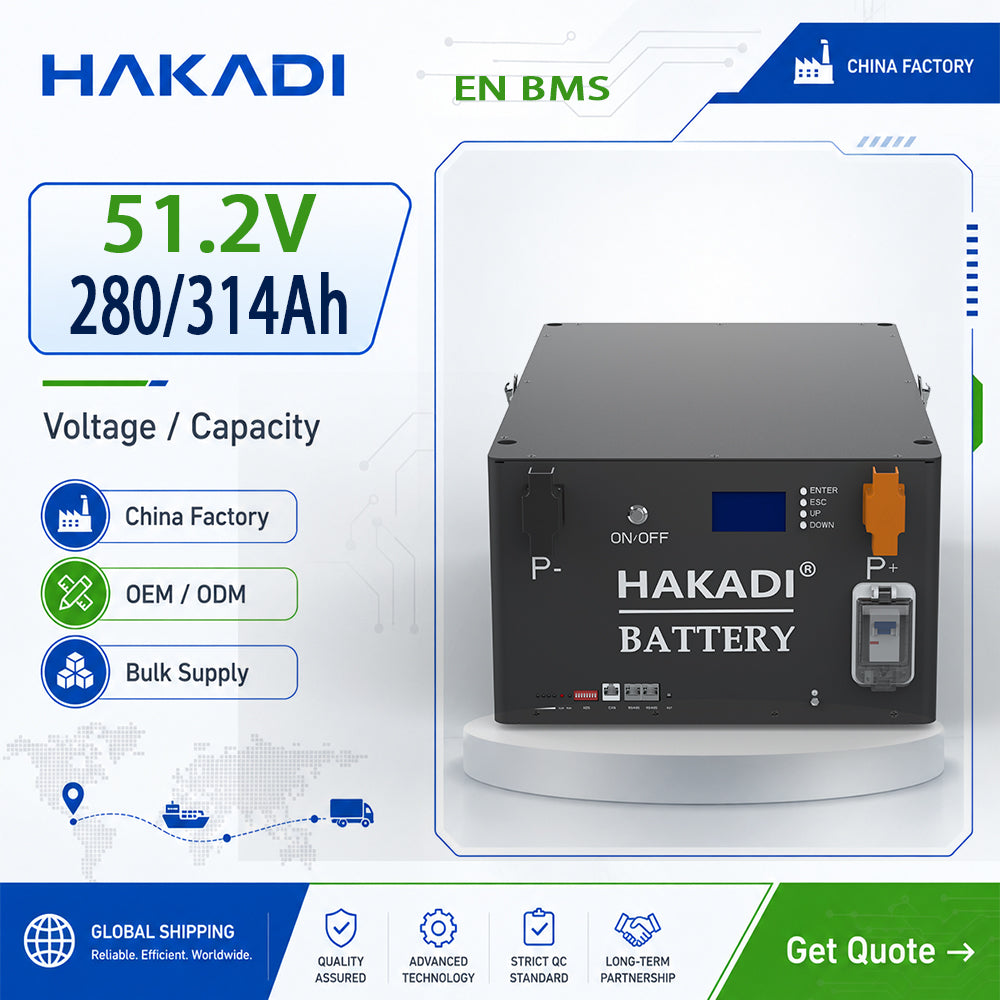 51.2V 314AH 280AH Lifepo4 Battery System 15kwh 51.2v 280ah 314a 12000 Cycles for Home Energy