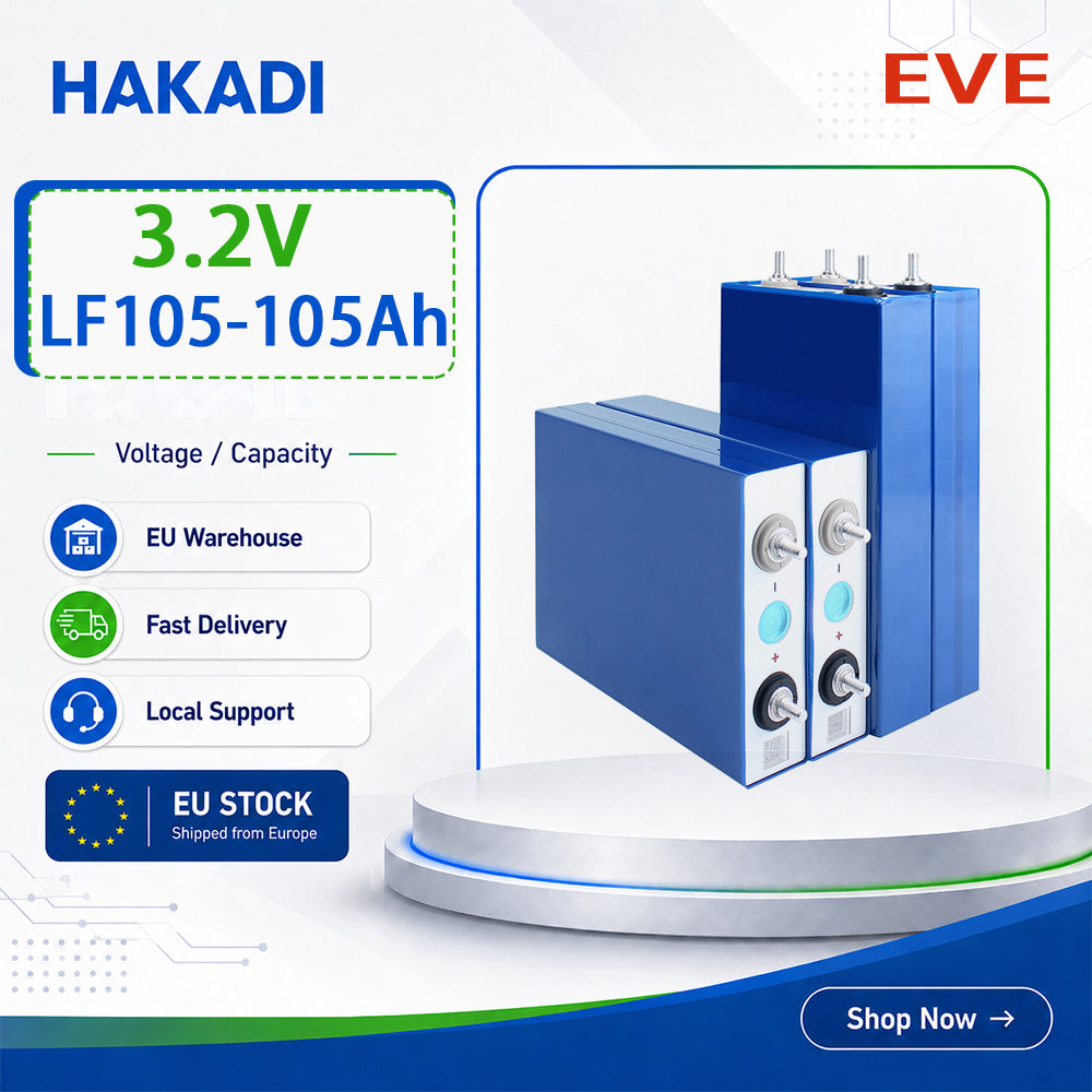 EU Stock-EVE LF105 Lifepo4 Battery 3.2v Grade A 3C For EV Free Shipping