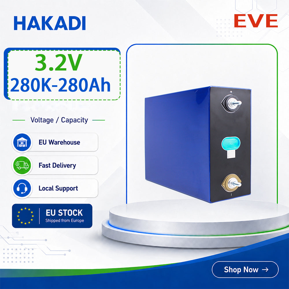 EU Stock- EVE LF280K LiFePO4 280Ah Battery Rechargeable 6000 Cycles for Energy Storage System 15kwh Home Inverter