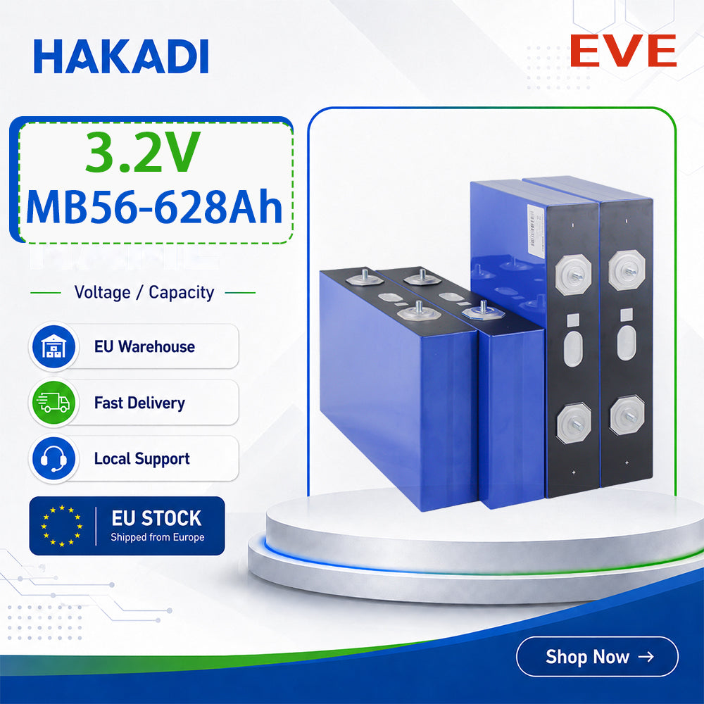 EU Stock- EVE MB56 LF628 LF560K 3.2v Lifepo4 Battery-Grade A Free Shipping