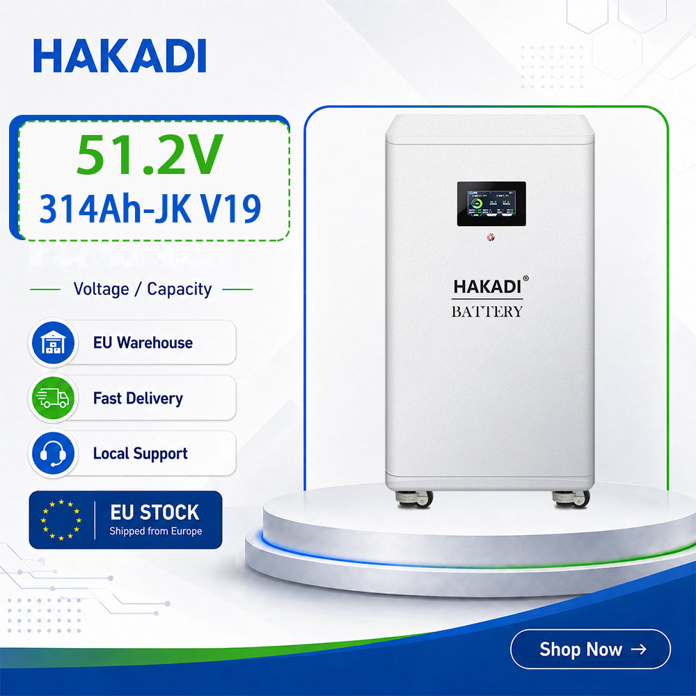 EU Stock 51.2V 314A CATL Lifepo4 Battery with JK BMS V19 200A Home Energy System 16kwh