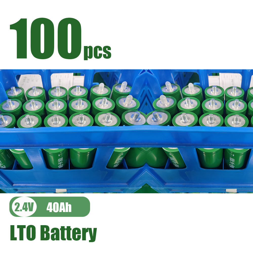 Eu Stock-HAKADI 2.4V 40AH 20C LTO Battery Grade A Rechargeable Cells For Car Audio Diy Battery Pack Energy Storage