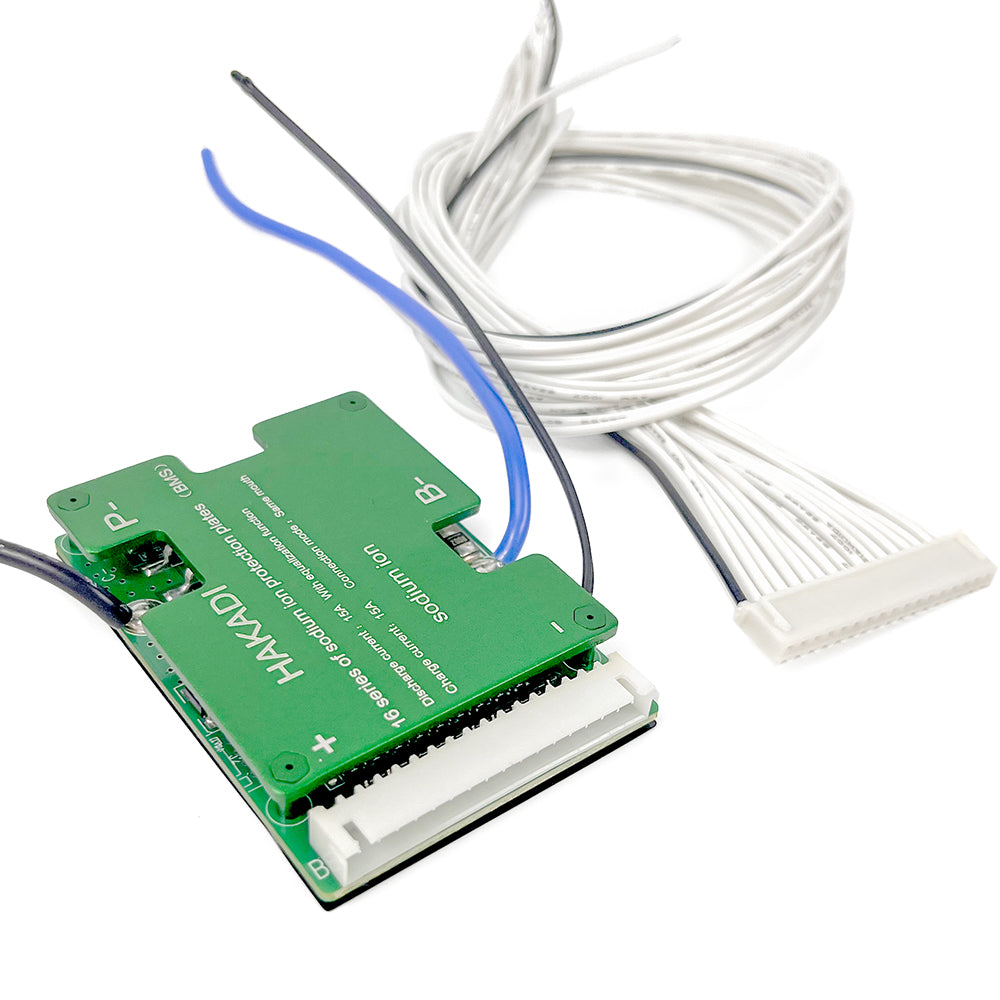 HAKADI Sodium-ion Battery BMS Normal 4S 8S 12S 24S 16S 10A 20A 30A 210A DIY for E-bike esctooer 12V 26V 48V Pack