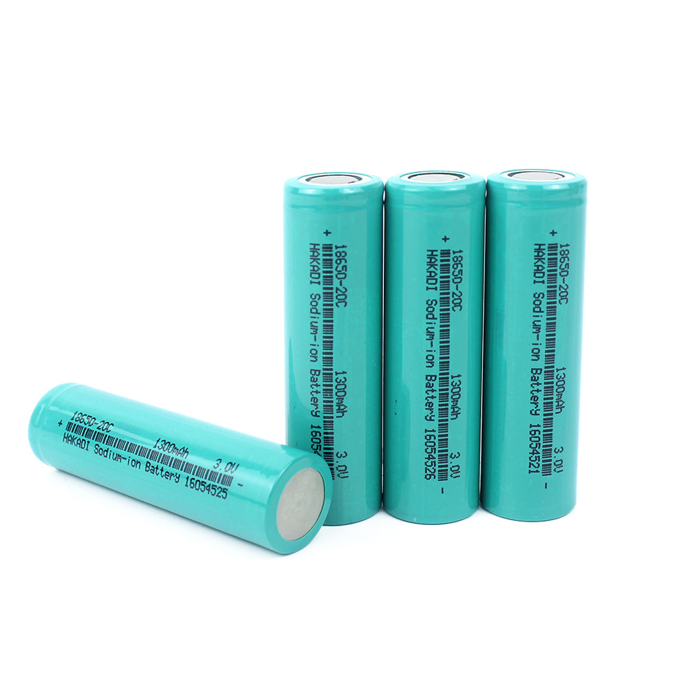 Sodium ion Battery For sale 18650 3V 1300mAh 20C for DIY 12v sodium battery pack Motor Start Power