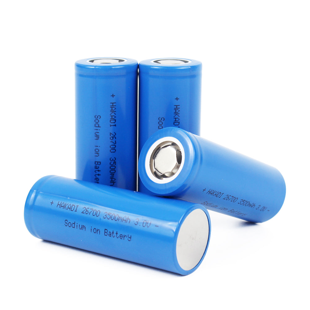 Baterías de sodio HAKADI a la venta 26700 3.0V 3200mAh Nueva batería recargable para bicicleta eléctrica 36V