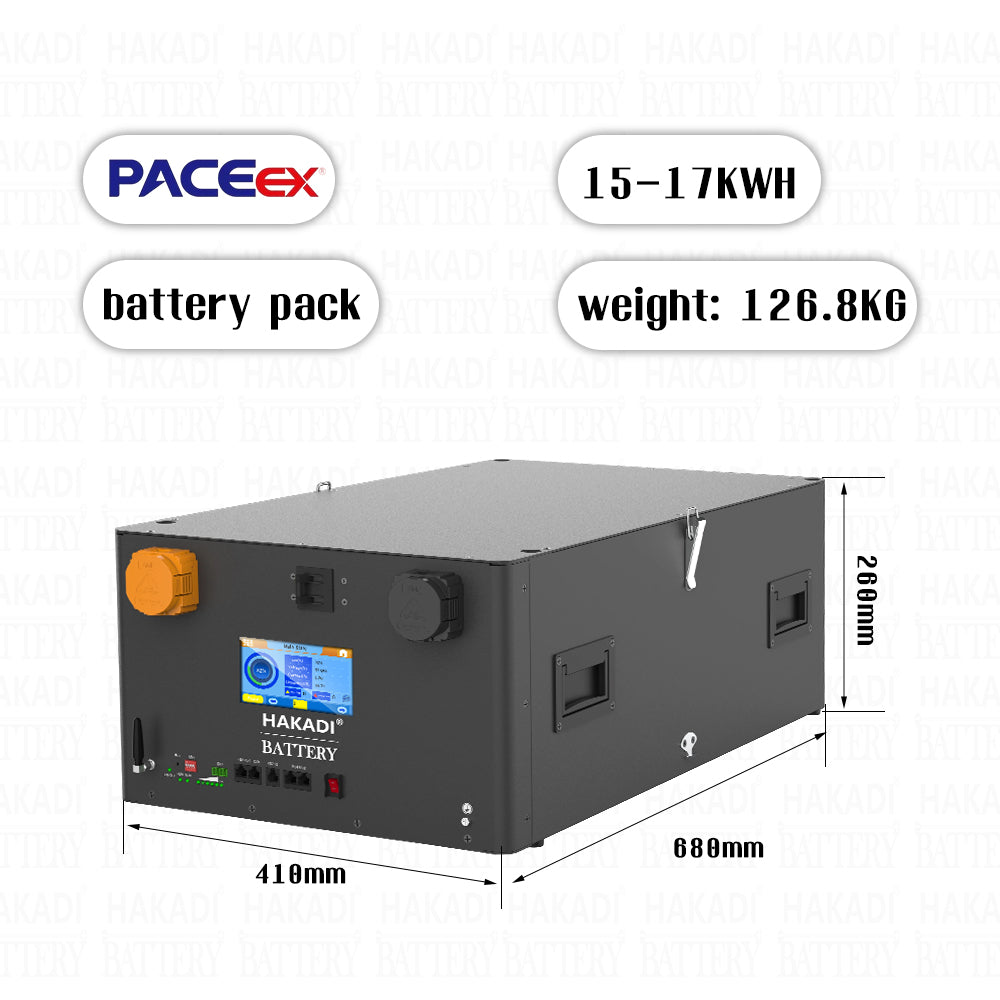 15-16kwh 51.2v 280Ah 314Ah PACE BMS Wifi Bluetooth Stacking Home Energy 8000 cycles