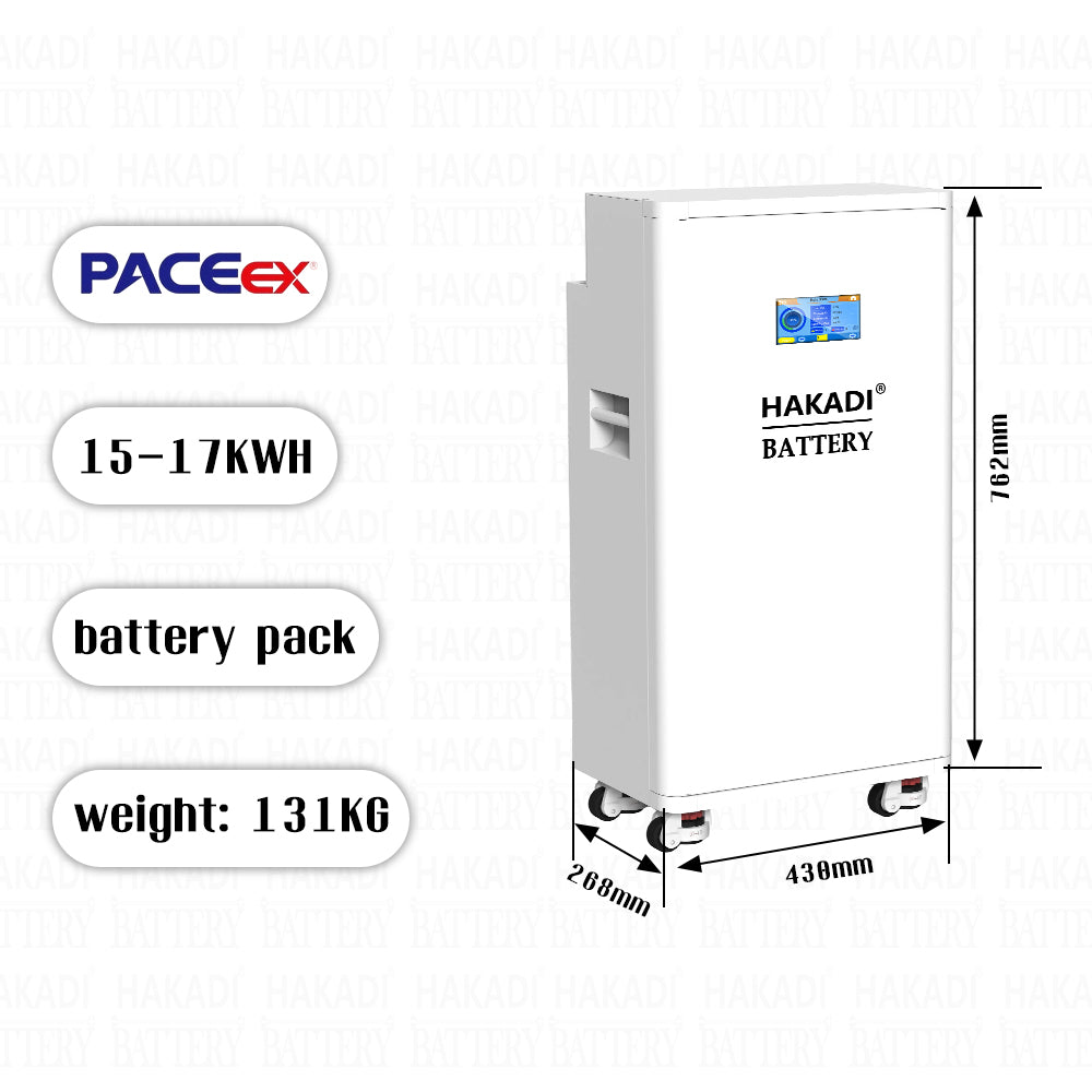 EU Stock 51.2V314AH 280AH 16KWH Battery Pack PACE bms Home Energy System Free Ship and Tax