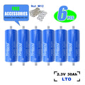 Yinlong 2.3v 30A LTO battery 66160 10C 400A Long Cycles 25000 Times for DIY Pack Car Audio, Energy Hybrid in Low Temperature