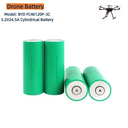 Drone Battery BYD 46120P 24.5AH 3C Lifepo4 Battery Grade A cells