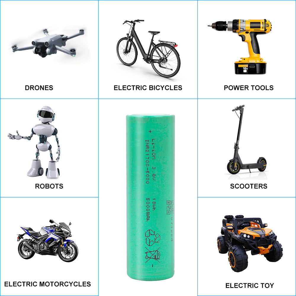EVE INR21700/50PL 3.65V 4800mah-180A Max li-ion batteries NMC Cells