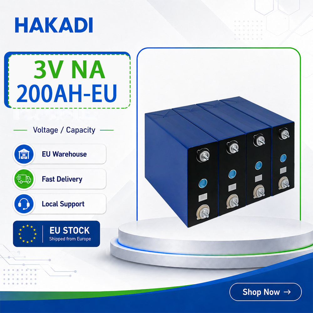 EU Stoc Sodium-ion Battery 3V200AH Cell 4000 Cycles 3C Power and Energy Cell Grade A for Low Temperature
